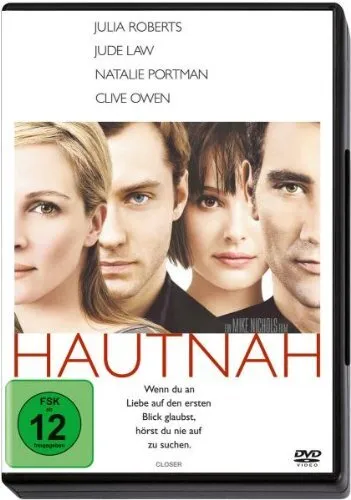 HAUTNAH - PORTMAN,NATALIE [2004] (2004) DVD Fast Free UK Postage 4030521372818