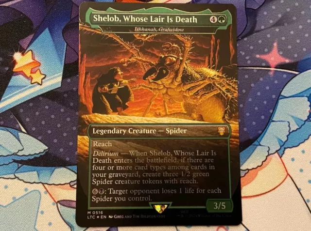 MTG Shelob, Whose Lair Is Death - Ishkanah, Grafwidow (Foil Borderless) 2