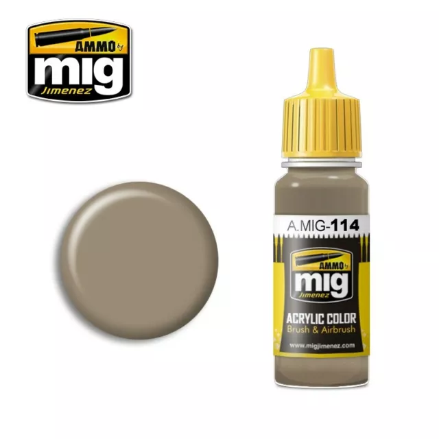 Ammo of Mig A.MIG-0114 Zimmerit Ochre Color - Peinture Acrylique 17ml