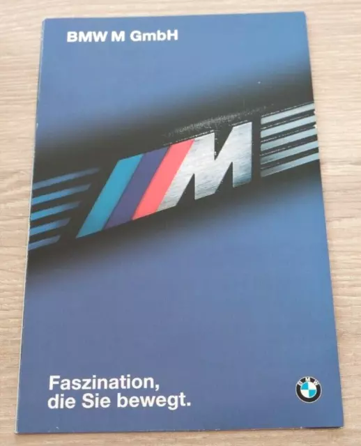 🚘 Brochure Automobile Catalogue 1995 BMW M3 Sales Prospekt Pub Document Deutsch