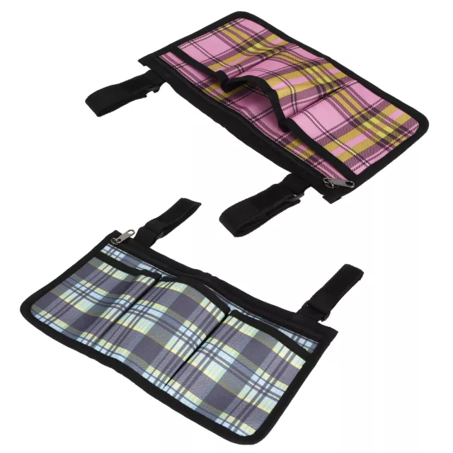 Bolsa organizadora colgante para silla de ruedas multibolsillo bolsa para billetera Sunries QT