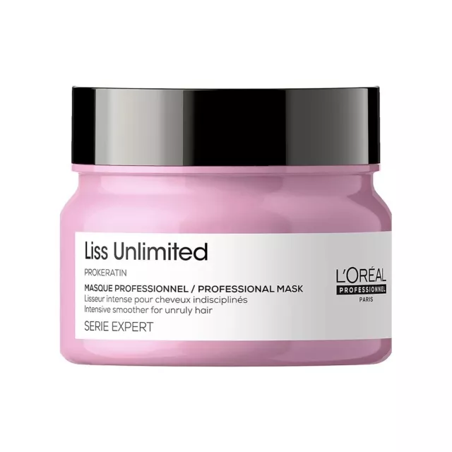 L’Oréal Professionnel Liss Unlimited Hair Mask with Pro-Keratin and Kukui Nut...