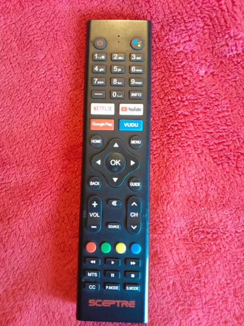 Sceptre 280401010470 Remote for Sceptre Android Smart 4K TV UMC and SRC Series