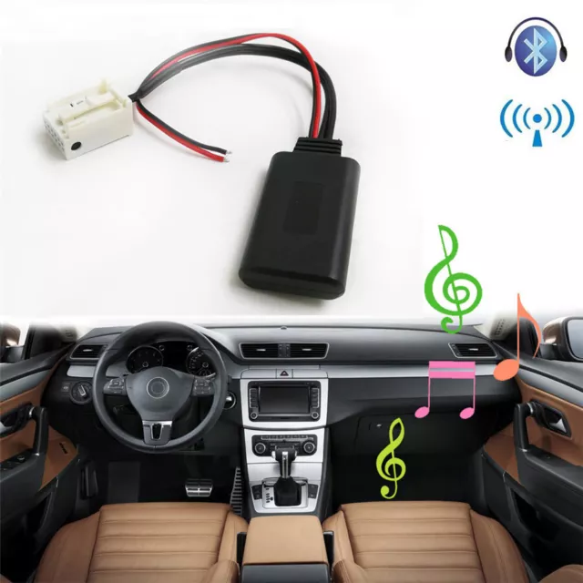 Car Radio 12Pin Plug Bluetooth 5.0 Aux Adapter Wireless Audio