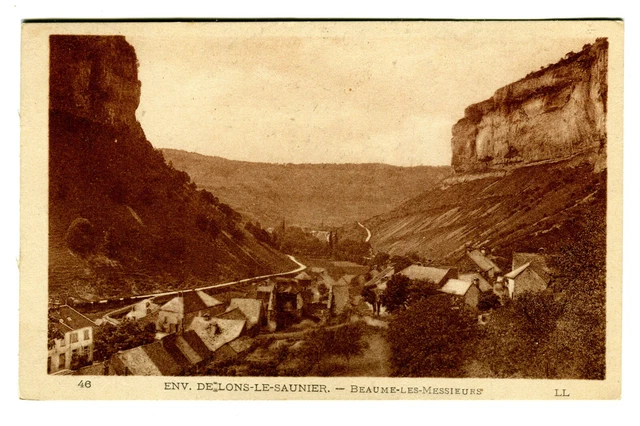 CPSM 39 Jura Environs de Lons-le-Saunier Baume-les-Messieurs