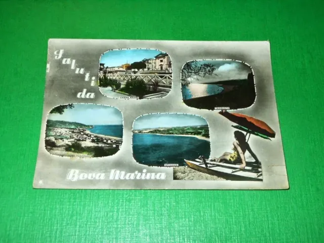 Cartolina Saluti da Bova Marina - Vedute diverse 1959