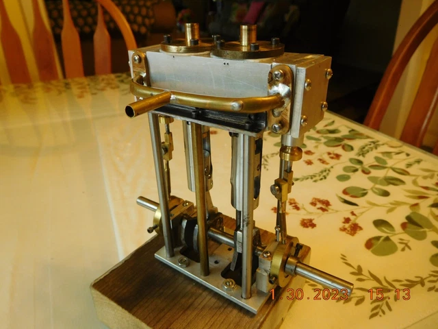 Static Engine Display TWO CYLINDER MODEL Marine Engine Static MODEL Display Only $80.00 ...