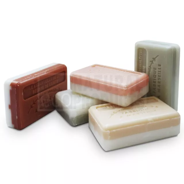 125g Savon de MARSEILLE Dual Nourishment Essential oils &  Natural Soap Bar