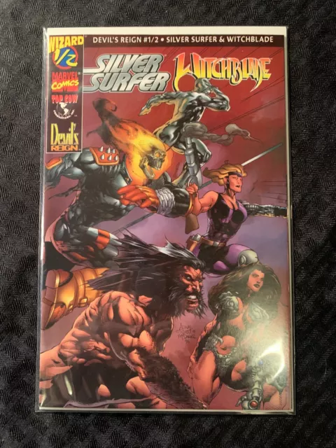 Devil's Reign 1/2 Silver Surfer Witchblade COA Mephisto Cyberforce Top Cow NM-M