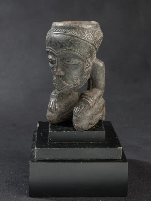 Bakuba Palm Wine Cup, Democratic Republic of Congo, Central African Tribal Art.