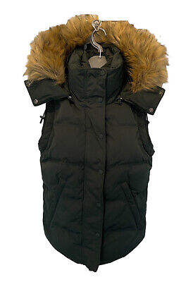 Aspesi Alberto Aspesi Donna Giacca Imbottita Gilet senza Maniche Cappotto Piccolo Cachi 