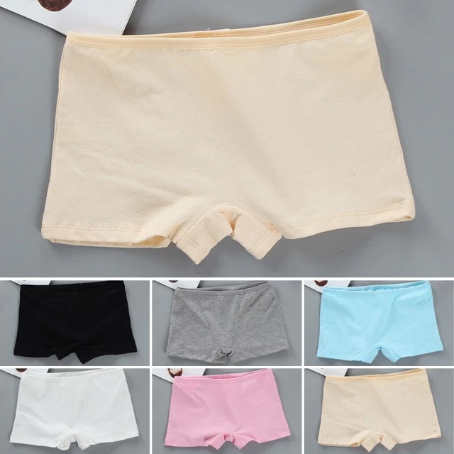 Bambini Elastico Sicurezza sotto Pantaloncini Cotone Morbido Intimo Mutandine