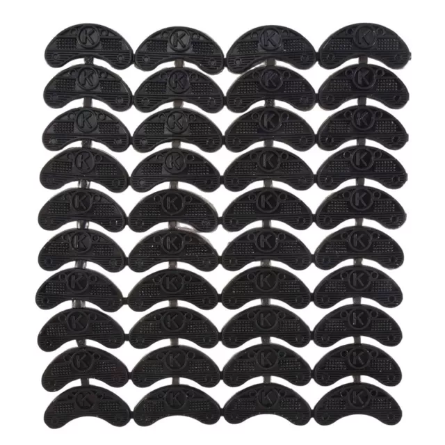 40PCS 20-Pair Rubber Heel Savers Toe Plates Taps DIY Shoe Repair Pads Size:56*24