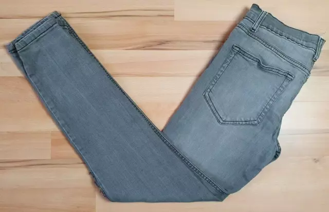 NEW LOOK Mens Size 32W/30L Grey Skinny Denim Jeans/Trousers B6