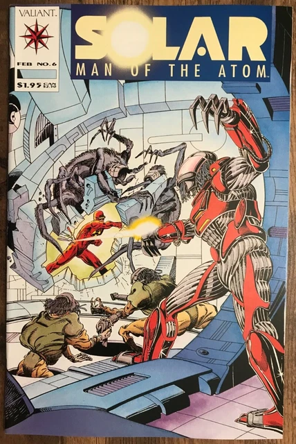 Solar Man Of The Atom #6 By Shooter Barry Windsor Smith Alpha Omega Valiant 1992