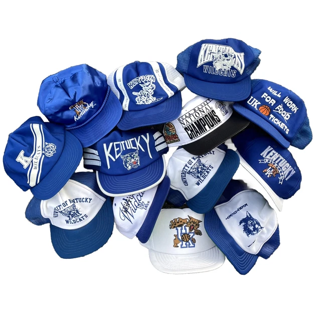 Vtg 80s 90s Kentucky University Wildcats Snapbacks Lot