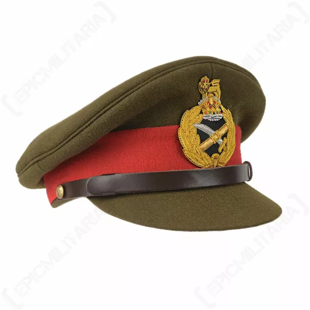 WW2 British Army Generals Visor Cap - Britain WW2 Hat Uniform Reenactment