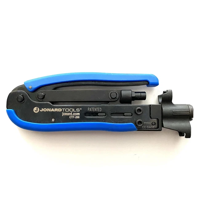 jonard tools ctf200 compression tool fixed - long style f connectors fiber optic