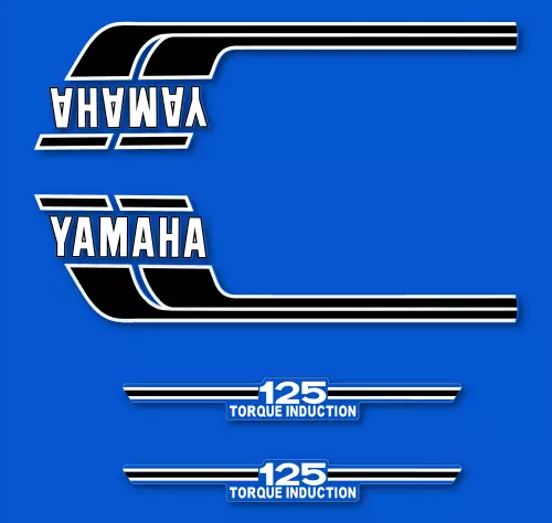 YAMAHA RD 125 1975 - Kit carrosserie Sticker decals - RDX 125 1975 - RDX125