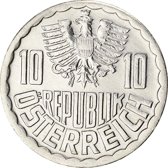[#1030025] Coin, Austria, 10 Groschen, 1988, Vienna, MS, Aluminum, KM:287