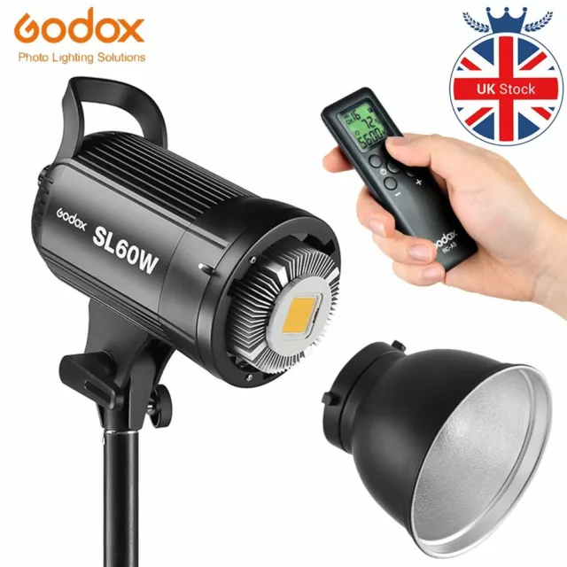 Godox LED Video Light SL-60W 5600K White Version Continuous Light Bowens Mount