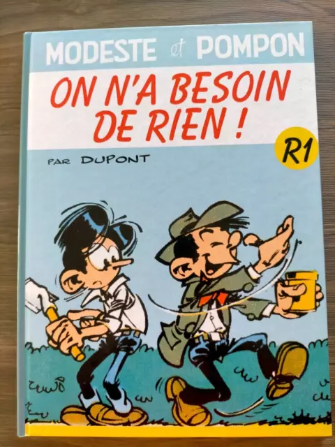 EO Modeste et Pompon R 1  On n'a besoin de rien! Dupont  histoire 1 à 38 NEUF