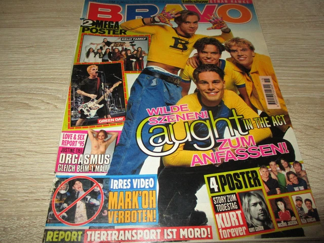 Bravo 6.4.1995 15/95 mit Michael Jackson Poster Heft komplett