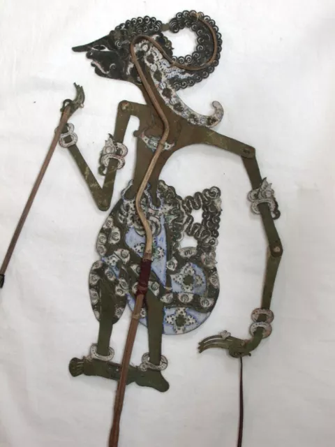 Alte Wayang Kulit Schattenspielfigur, Java - Indonesien