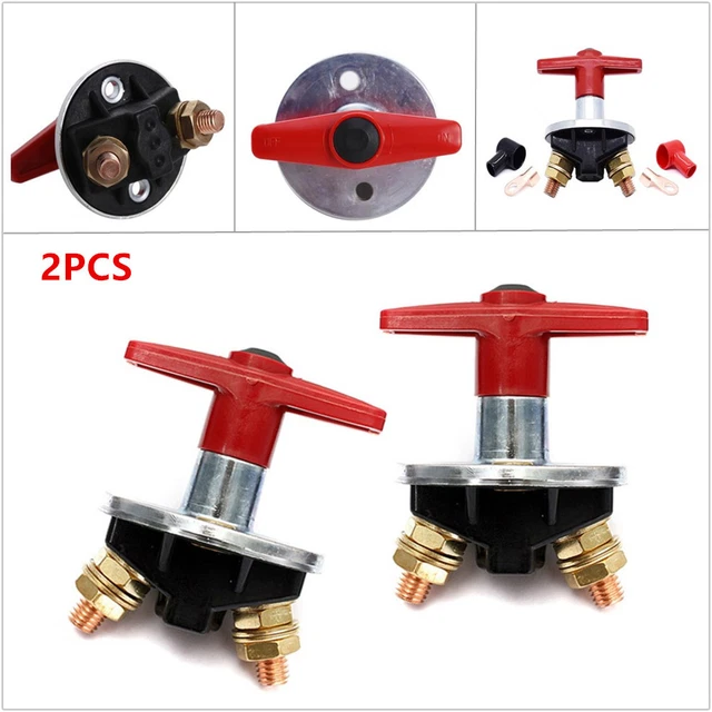 Battery Isolator Disconnect Cut OFF Power Kill Switch Marine Car Boat RV Vehicle