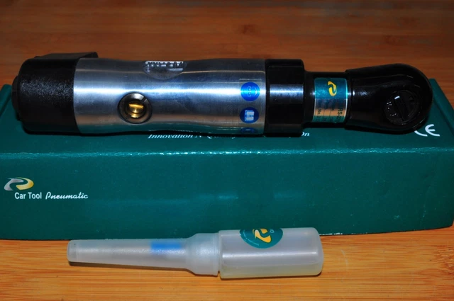 1/4" Dr Stubby Air Ratchet 230 RPM Car Tool Pneumatic EARS-2210 Vacula 7-1/2" 4