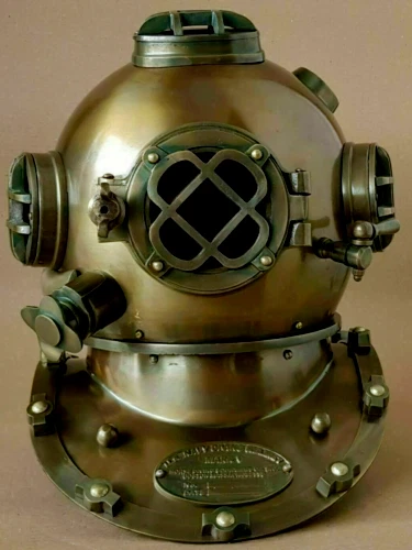 Nauticalmart casque de plongée plongeurs États-Unis Marine Mark V en acier massif Original antique 18 par Nauticalmart