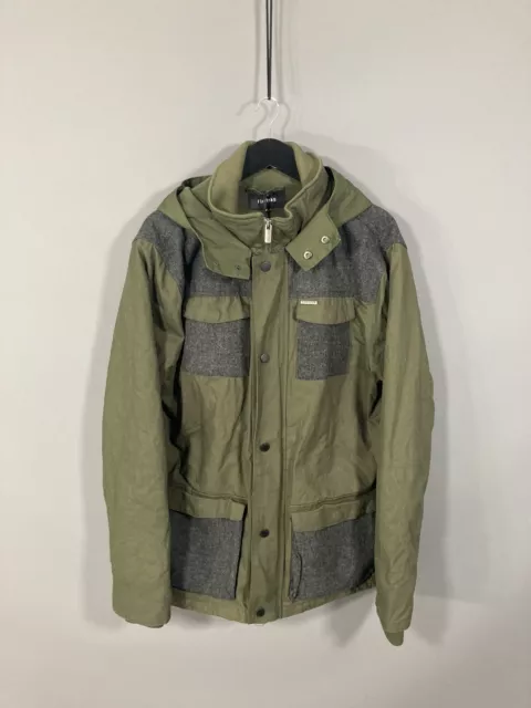 FIRETRAP PARKA Jacket - Size XL - Khaki Green - New With Tags - Men’s