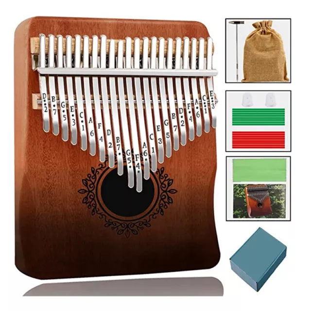 1X(Kalimba Thumb Piano Thumb Piano 21 Touches pour Adultes, Enfants et Débu2114