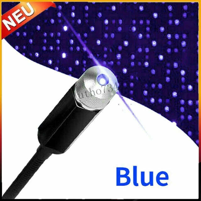 Techo de coche USB atmósfera interior cielo estrellado lámpara proyector luz nocturna DE