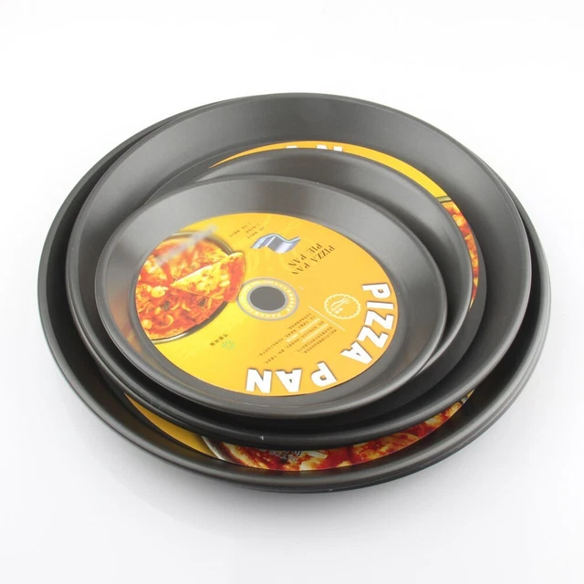 Piatto Pizza Forno Antiaderente Vassoio Alluminio per Pizza Fatta in Casa (6/9 p