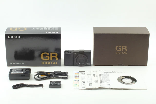 [Near MINT in Box] Ricoh GR Digital III 10.0MP Black Digital Camera From JAPAN 2