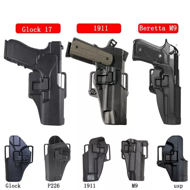 Holster Etui Beretta Glock M9 1911 Sig Sauer USP Police Chasse