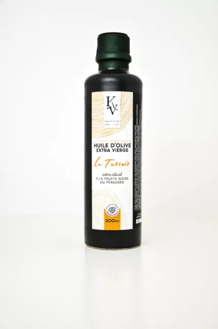 Truffe : La Terroir, Huile D'olive Extra-Vierge Arôme Truffe Noire - 200Ml