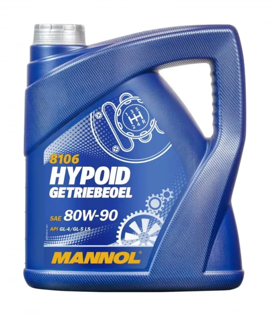 MANNOL MN8106-4 Hypoid GL-5 Getriebeöl Mineralöl 80W-90 4L