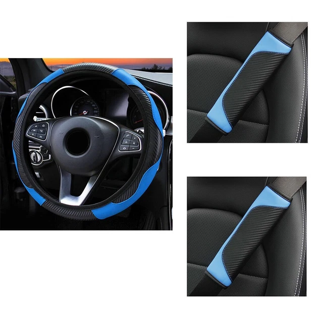 Elegante coprivolante in pelle PU con imbottitura a spalla per ricambi auto