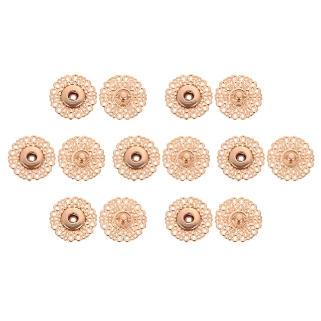10 pares de botones coser botones retro interruptor basculante invisible