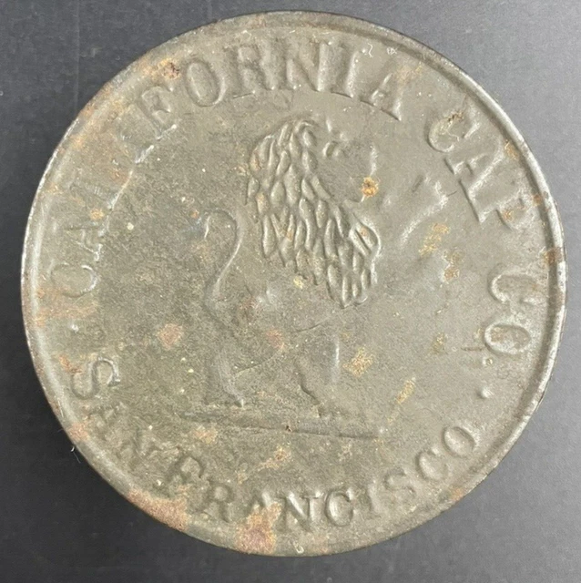 California Cap Co San Francisco Blasting Cap Tin