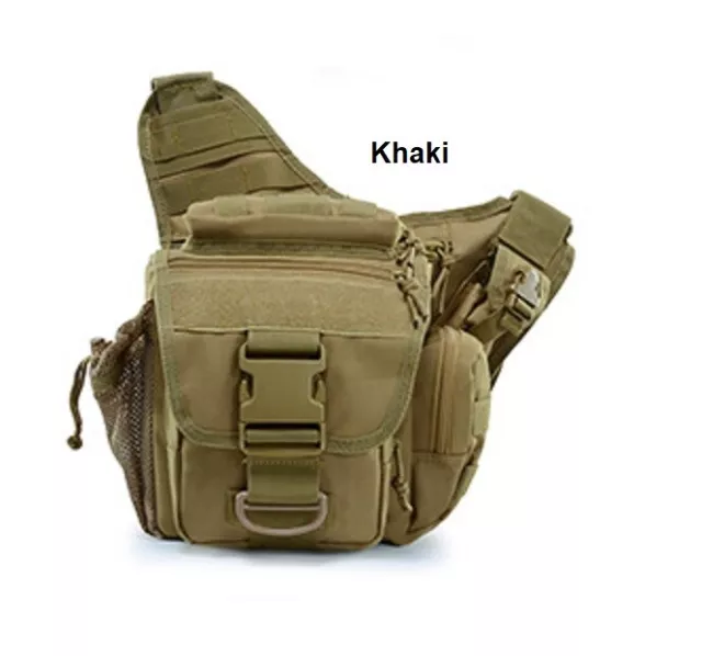 Metal Detecting Detector Khaki 7Ltr Cross Body Shoulder Accessory Find Bag Pouch 2