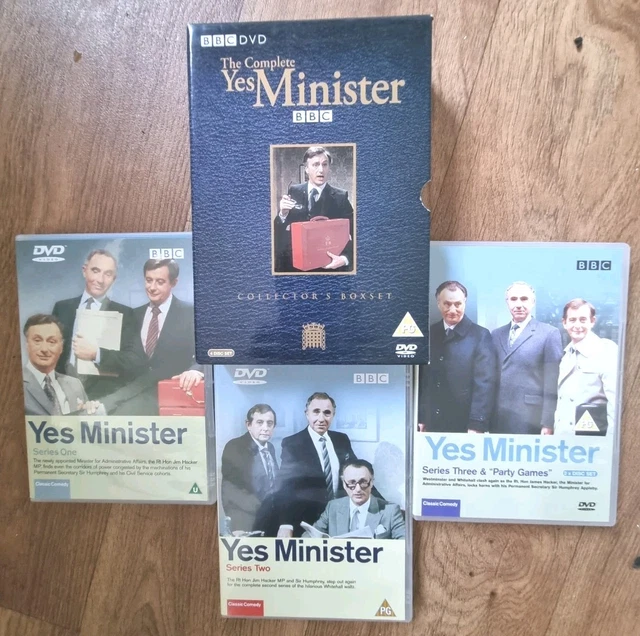 THE COMPLETE YES Minister Collectors Boxset Bbc Dvd 1980 Series 1 2 And ...
