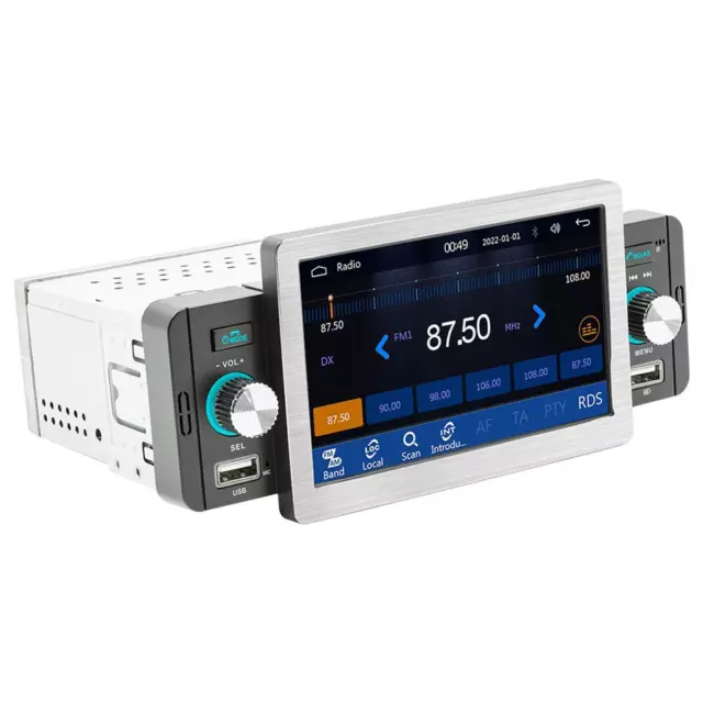 5in Touch Screen MP5 Player Car Radio For Wireless Apple Carplay Android Auto