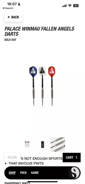 安価 PALACE WINMAU FALLEN ANGELS DARTSセット その他 - abacus-rh.com