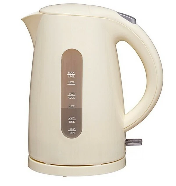 1,7 L crème électrique abat-jour bouilloire chaude cruche eau chaudière rapide 3000 W indicateur décoration