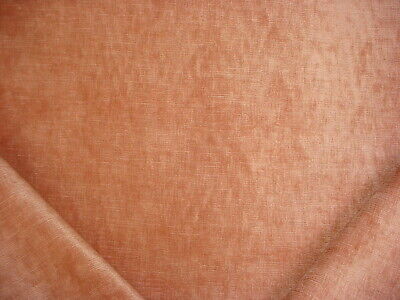 4-5/8 Brunschwig & Fils BF10700 Vintage Soft Orangewood Velvet Upholstery Fabric