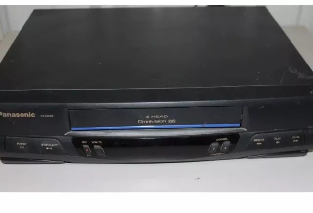 Panasonic PV-9405S VCR VHS Player Blue Line - No Remote - Tested