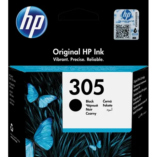 Cartuccia inchiostro nero originale 3YM62AE HP 305 per DeskJet Plus 4110 All-in-